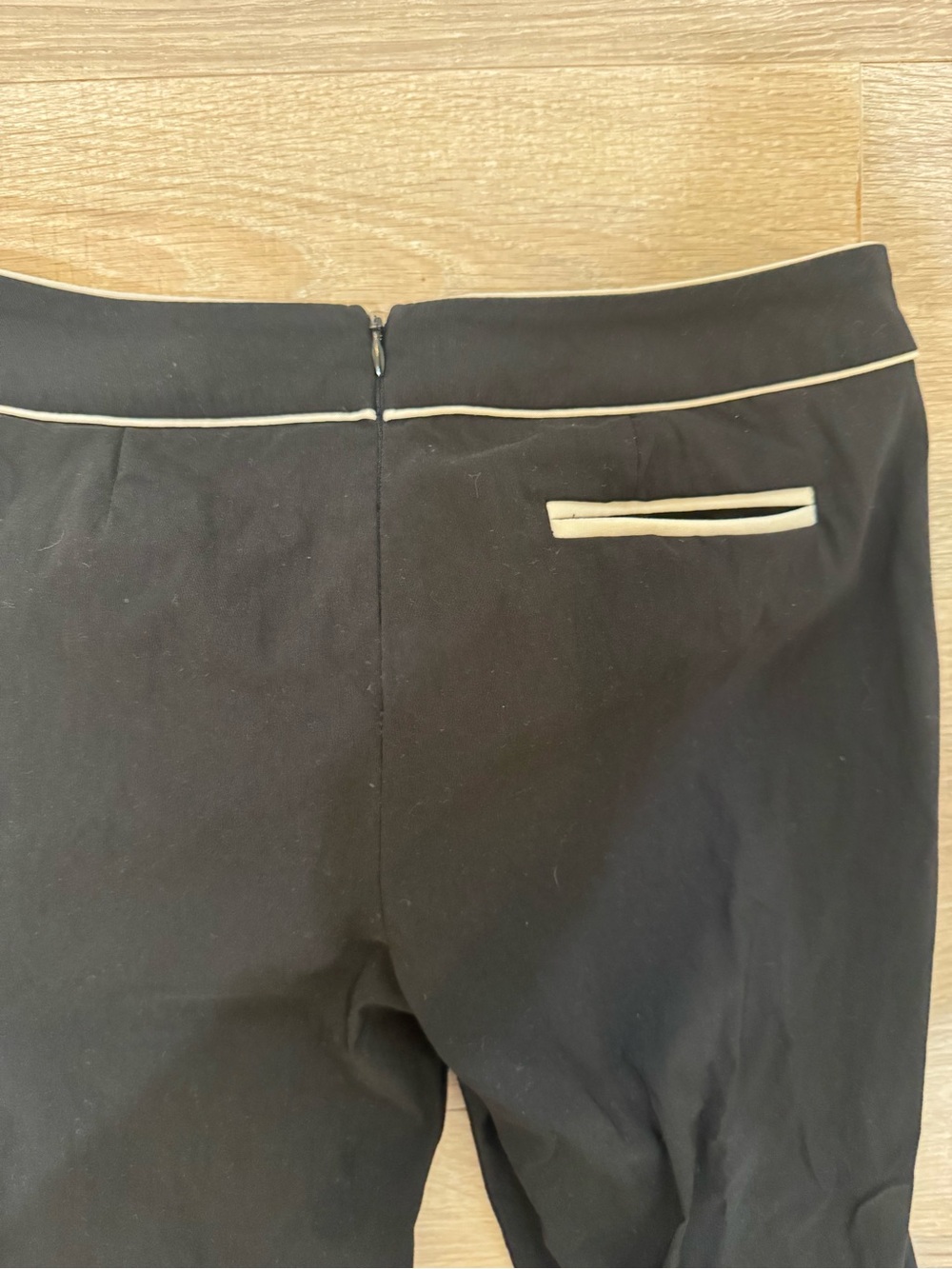 bebe Black Work Pants with White trim - Picture 3 of 4